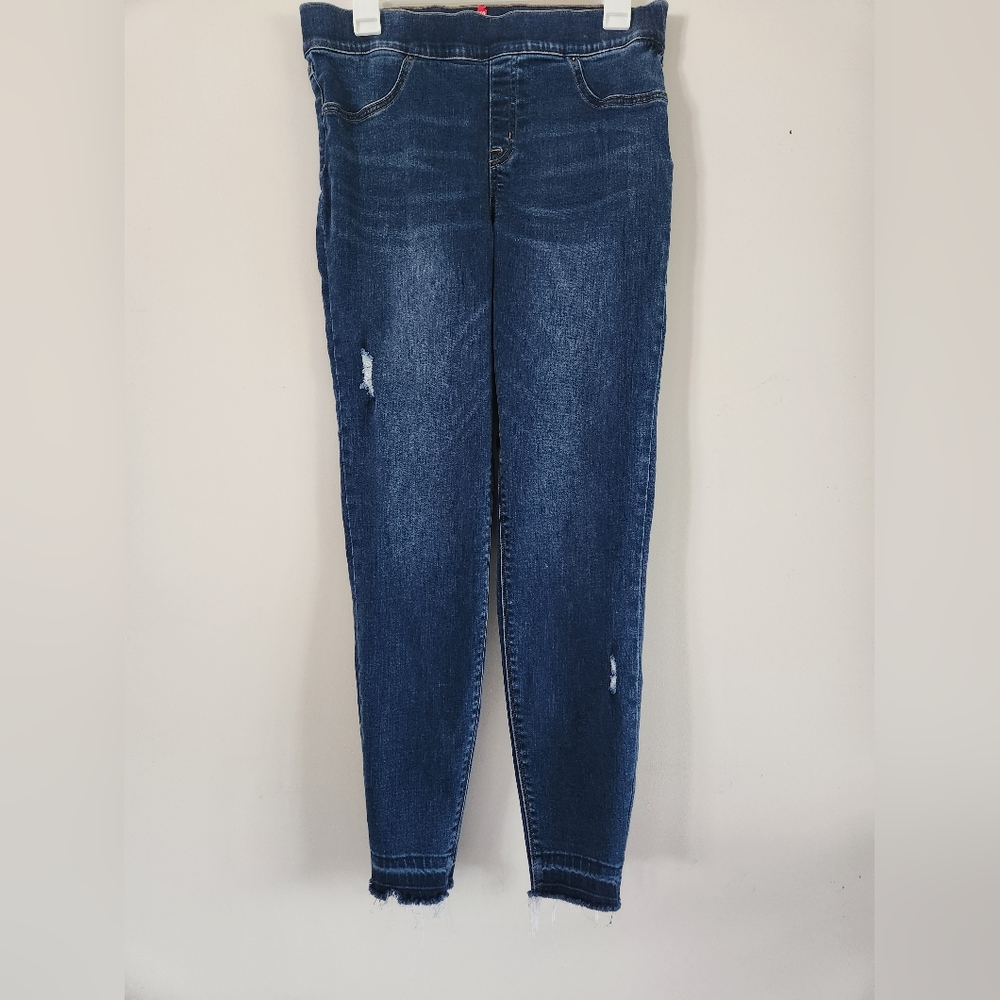 Spanx Distressed Skinny Jeans Size Large